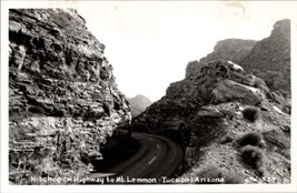 Tuscan Arizona Hitchcock Highway to Mt. Lemmon RPPC Postcard Z26 - £7.95 GBP