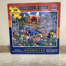 Animals of Eden 500 Piece Dowdle Jigsaw Puzzle NEW MADE IN USA 16x20” - $11.87