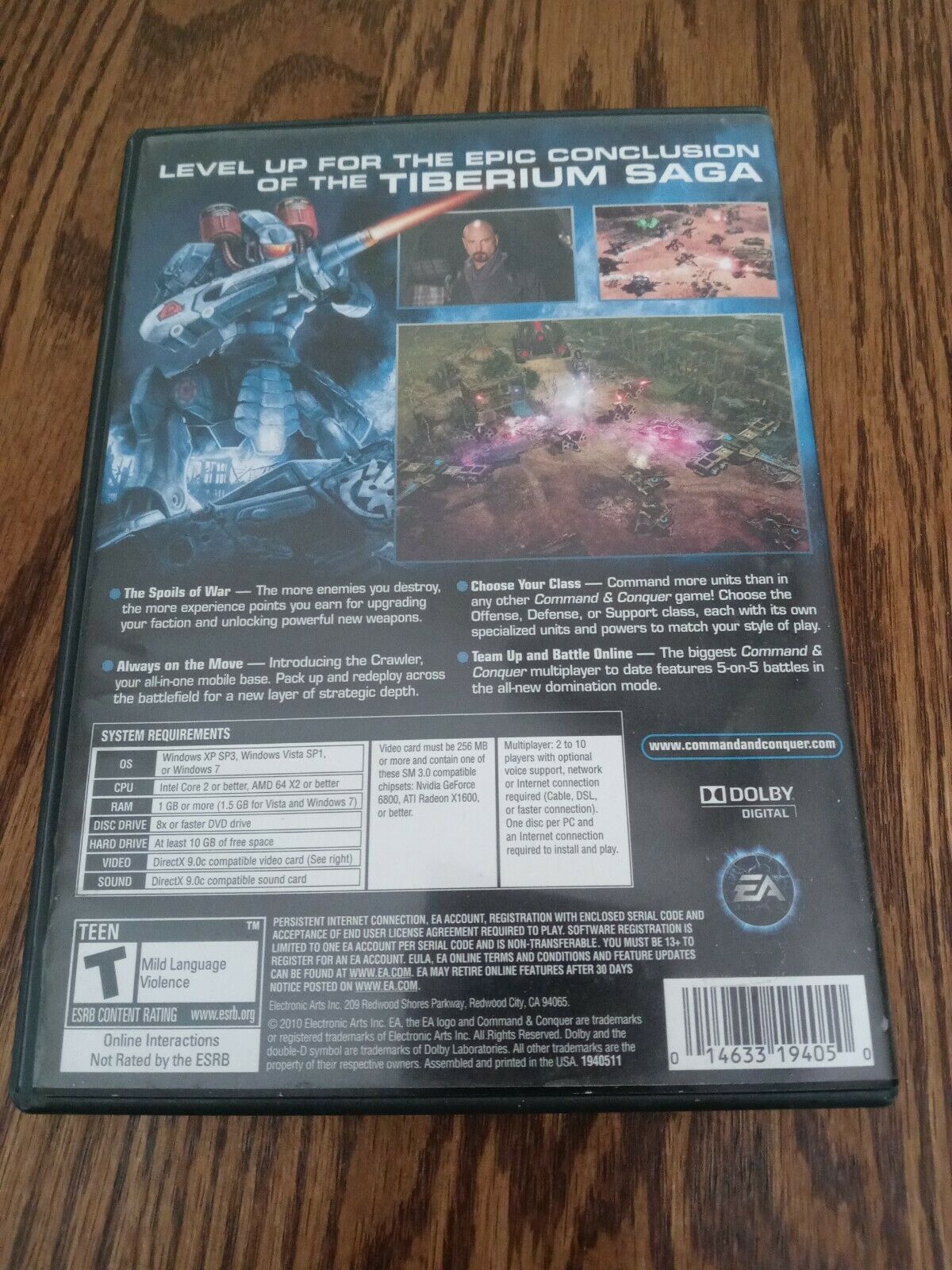 Command and Conquer 4 - Tiberian Twilight PC CD-Rom Video Game. Item image 2