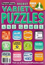 Penny Press Merit Variety Puzzles And Games, June 2021, BOOK/MAGAZINE, New - £3.17 GBP
