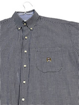 CINCH Blue/White Plaid On White Mens Long Sleeve Western Shirt Sz Large - £24.93 GBP