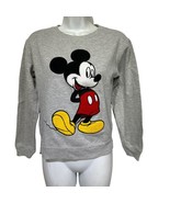 Disney Mickey Mouse Embroidered Crewneck Sweater Mens Size S - £14.68 GBP