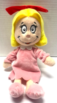 Dr Seuss Aurora Cindy Lou Who Grinch Christmas Whoville Plush Doll Figure - $17.82