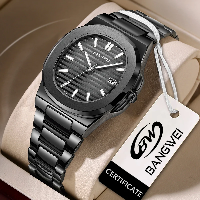 New Luxury Watch Men Business Waterproof Male Clock Luminous Date Stainless Stee - £36.25 GBP