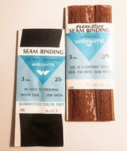 Set of 2 Wrights SEAM BINDING (each 3 yards) - £5.45 GBP