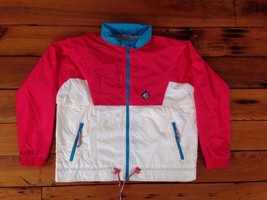 Vtg 90s Vaporwave Woolrich Woman Sigmet Gear Neon Pink Ski Jacket Parka L 50&quot; - £47.95 GBP