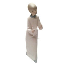 Lladro boy with candle in nightshirt matte Rare - $120.00