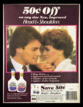 1985 Head &amp; Shoulders Shampoo Circular Coupon Advertisement - £14.90 GBP