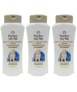 3 Bottles x PPardonmy PET Cleans &amp; Deodorizing Soothing OATMEAL SHAMPOO ... - £19.53 GBP