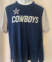 Dallas Cowboys Mens Nike Slub Colorblock Raglan T-Shirt - Large - NWT - £22.02 GBP