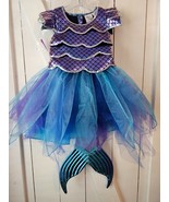 NEW Mermaid Halloween Costume Gillian&#39;s Closet w/Headband &amp; Tail-Sizes X... - $41.65 CAD