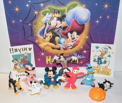 Disney Mickey and Friends Halloween Party Favor Set of 12 With 10 Figure... - £12.47 GBP