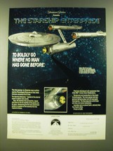 1990 Franklin Mint Ad -  Star Trek Starship Enterprise - $18.49