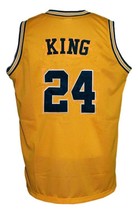 Jimmy King Custom College Retro Basketball Jersey Sewn Gold Any Size image 2