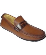 Men&#39;s Shoes Steve Madden Slip On Driving style Casual Soft Leather Tatem... - $211.16 CAD