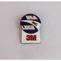 Vintage USA Luge 3M Lapel Hat Pin - $8.42
