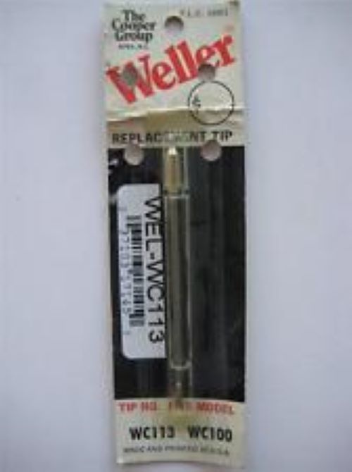 2 pack WC113 Weller 0,8 mm round pointed replacement tip for wc100, wc11... - $9.70