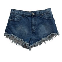 Vintage Clio cut off High Waist Booty jean shorts Size 29 - £15.48 GBP