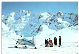 Ski Plane on Tasman Glacier Mt Cook National Park New Zealand 4 x 6 - $9.89