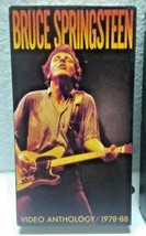 Bruce Springsteen  Video Anthology 1978-1988 VHS VCR VIDEO Tape VG Sleeve - £7.92 GBP