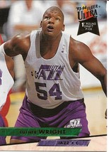 Basketball Card- Luther Wright 1993-94 Ultra #191 Jazz - £1.02 GBP