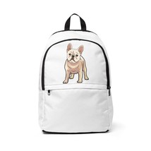 French Bulldog Unisex Fabric Backpack - £43.97 GBP