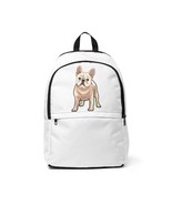 French Bulldog Unisex Fabric Backpack - $1,041.65 MXN