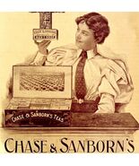 Chase And Sandborn Teas 1897 Advertisement Victorian Hot Beverage DWKK9 - €17,16 EUR