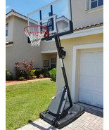 Spalding 54&quot; Portable Basketball System Adjustable Hoop Backboard Angled... - $519.79 CAD
