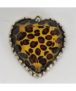Betsey Johnson Cheetah Heart Pendant  1.43" x 1.58" - €15,26 EUR Betsey Johnson Cheetah Heart Pendant  1.43" x 1.58" - €15,26 EUR