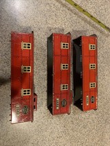 3 Lionel Prewar 2682 red caboose Shells Only - £14.62 GBP