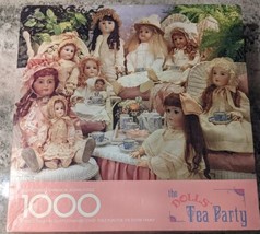 CIB The Dolls Tea Party SPRINGBOK 1000 Piece Jigsaw Puzzle Hallmark, COM... - £13.43 GBP
