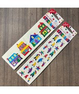 New Mrs grossman&#39;s vintage Stickers set 3 Sheets ea Christmas Houses + T... - $30.45 CAD