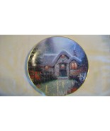 Woodsman&#39;s Thatch Cottage Collectors Plate by Thomas Kinkade Garden Cott... - £35.55 GBP