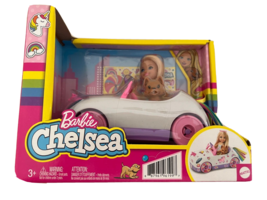 New Barbie Club Chelsea Doll with white car  and dog - £24.31 GBP