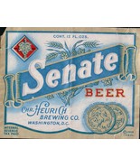 Vintage Senate Beer Chr. Heuri CH Brewing Co Label 1939 - $13.70 CAD