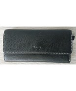 Roots Canada Leather Women’s Trifold Wallet Black - $393.23 MXN