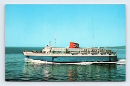 MV Bluenose Ferry at Bar Harbor Dock Maine ME  UNP Chrome Postcard E16 - £3.06 GBP