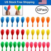 32Pack Maracas For Kids Mexican Maraca Neon Fiesta Party Favors Baby Noi... - £20.77 GBP