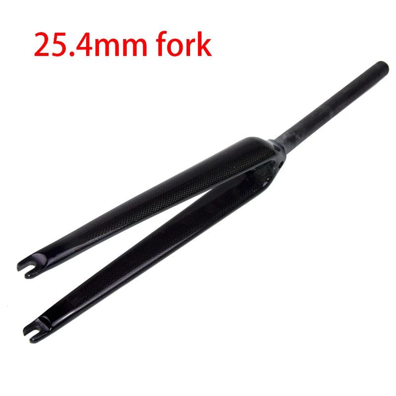 Newest 700C 25.4mm Racing Road bike glossy matt 3K UD full  fibre fork Track Fix - £128.36 GBP