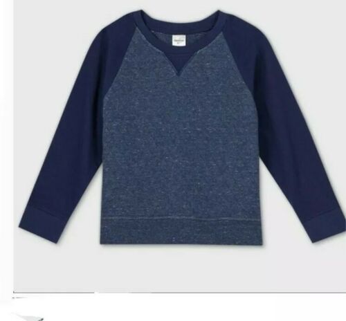 OshKosh B'gosh Toddler Boys' Quilted Crew Neck Pullover Sweatshirt Blue 2T New - $12.86