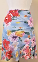 Lauren Ralph Lauren A-Line Midi Skirt Sz-12 Multicolor Floral - £31.44 GBP