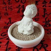 Mindful Buddha Meditating Buddha B1802, Miniature, Zen Garden Yoga meditation - £23.34 GBP