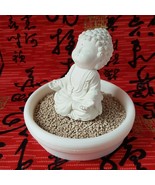 Mindful Buddha Meditating Buddha B1802, Miniature, Zen Garden Yoga medit... - $29.21