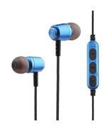 MS-T15 Metallic Wireless Bluetooth In Ear Sports Headset BLUE - £7.42 GBP
