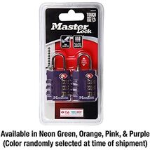 Master Lock 4684T Set Your Own Combination TSA Approved Luggage Lock, 1-... - $31.81