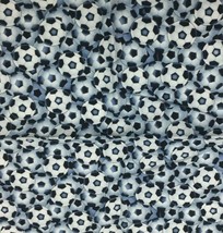 Quilting Fabric FQ Soccer Balls Overall Print Black White Fat Quarter - £5.57 GBP