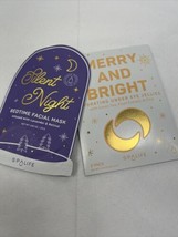 (2) SpaLife Silent Night Face Mask Under Eye Jellies Christmas Stocking ... - $75.30 MXN