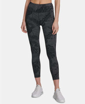 DKNY Womens Activewear Printed High Waist Ankle Leggings,Black Size-X-Small - £43.18 GBP