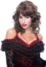 French Kiss -  Bianca Wig - Adult Costume Accessory - Brown/Wavy - One S... - $14.98